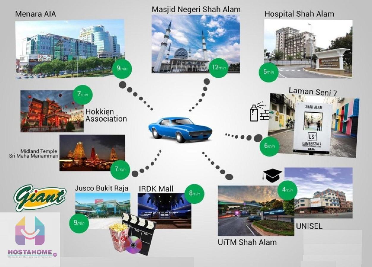 Hostahome Suites At I-City, Central Mall Shah Alam Bagian luar foto